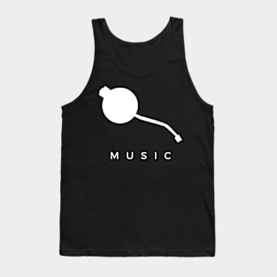 Music Turntable Vinyl Player Tank Top